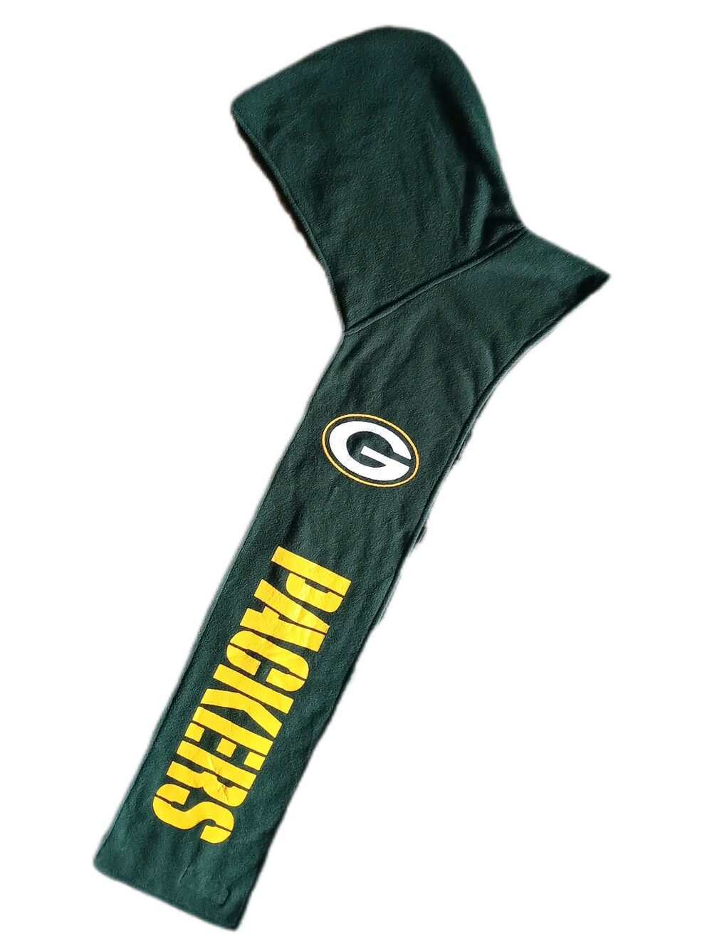 💚💛 Green Bay Packers Little Earth MVF Fleece Hooded Scarf Hood NFL Logo Winter